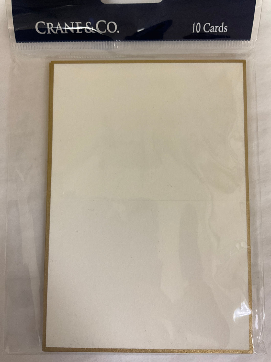 10 Place Cards with gold border-CC8503