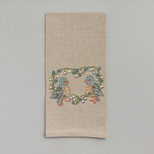 Lily Love Birds Tea Towel