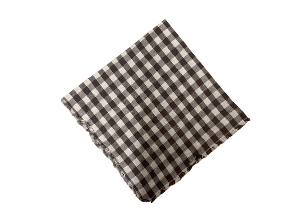 Set of 4 Provence Check Napkin Collection