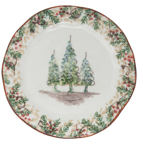 Natale Salad/Dessert Plate
