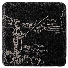 Set of 4 Single Slate Coaster