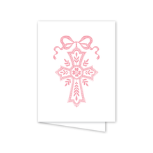 Neoclassic Cross Pink Card