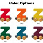 Bright Color Name Train