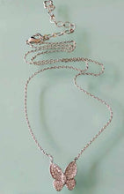 Mariposa short necklace with micro pave hand set high quality CZ, Clear marquis cut center accent