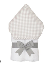 Seersucker Gingham Everykid Hooded Towel