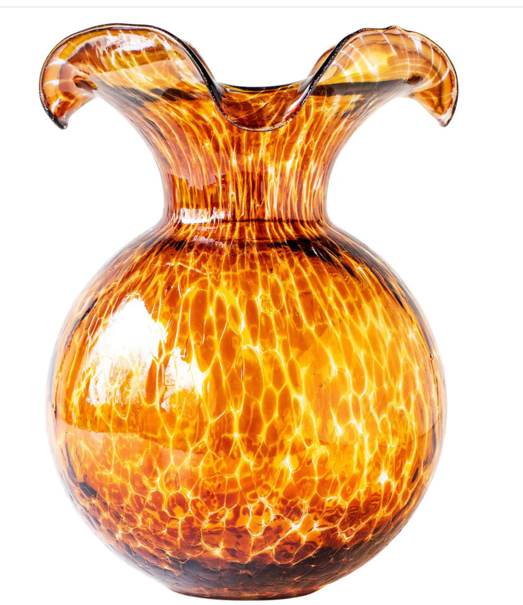 HIBISCUS TORTOISE GLASS VASES