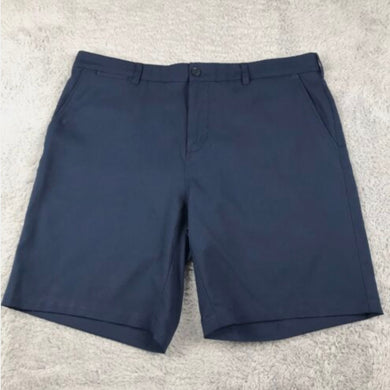 Baron Navy Solid Shorts 36-1bo-0084 : 36-9