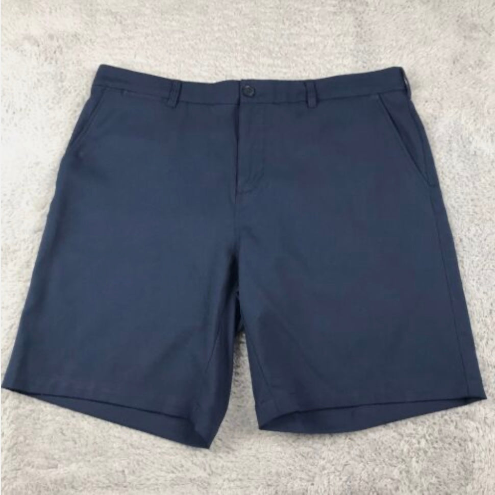 Baron Navy Solid Shorts 36-1bo-0084 : 36-9