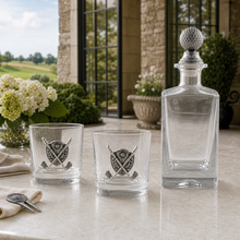 Golf Decanter Set with Pair Glasses