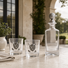 Golf Decanter Set with Pair Glasses