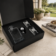 Golf Decanter Set with Pair Glasses