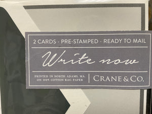 Write Now Ready to Mail Pre-stamped Cards 2p1001 : Grey/Copper