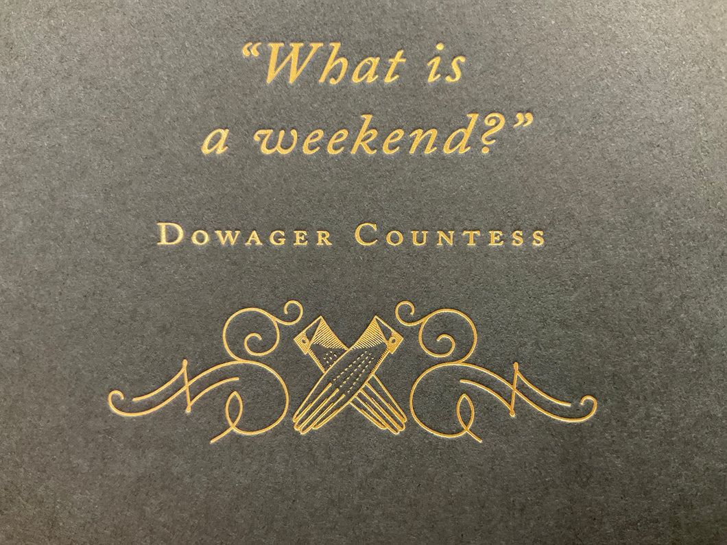What is a Weekend? Card-DAQC005