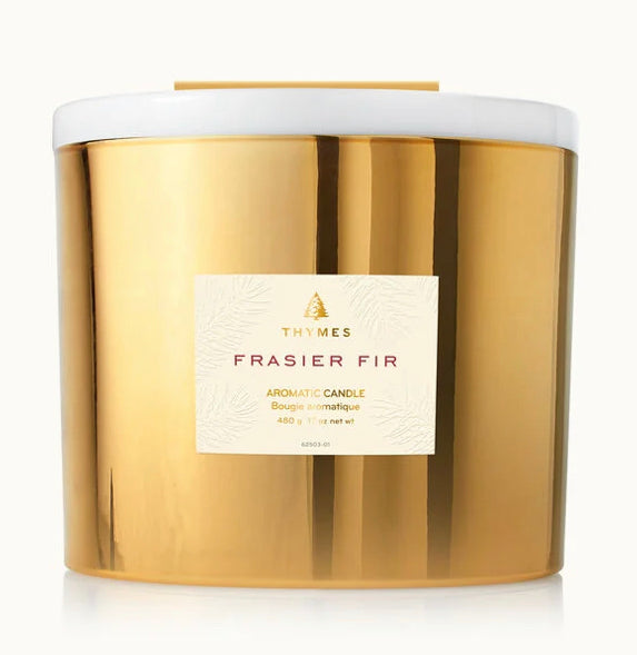 Frasier Fir Gold 3-Wick Candle 17oz