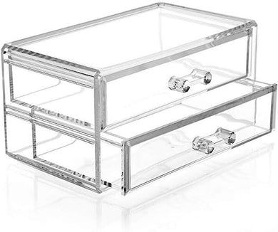 2 Drawer Acrylic Jewelry Box