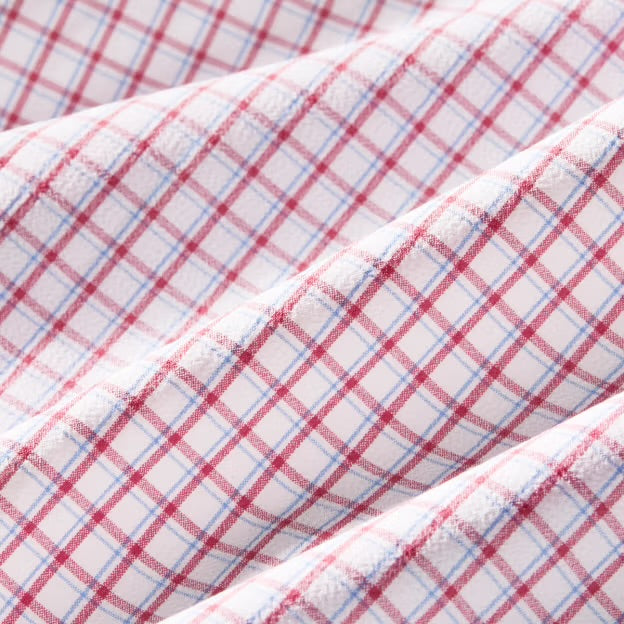 Leeward Dress Shirt- Red Clay Logan Plaid