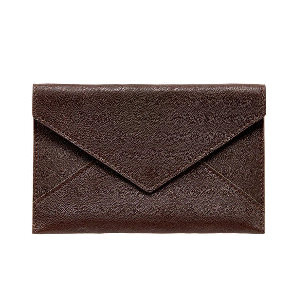 Mocha Goatskin Mini Envelope-ENS-MRBL-GTI
