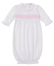 Hand Smocked CLB Charmed White/Pink Collection