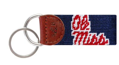 Ole Miss Key Fob-f-miss
