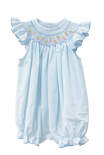 Cherries Smock Bishop-Blue
