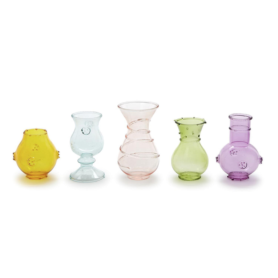 Assorted Verre Hand-Blown Bud Vases