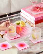 Color Space 63 Acrylic Tray With Gold Handles