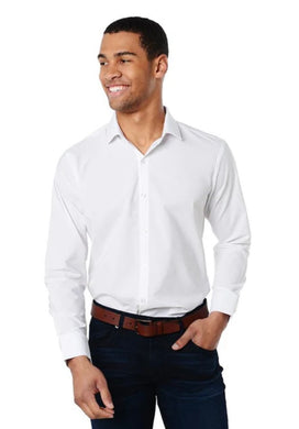 Manhattan Shirt Basic White-MM-6400 : Medium tall trim