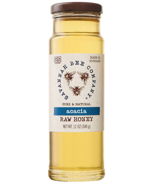 Acacia Honey 12oz Tower Jar-HTA : 12oz