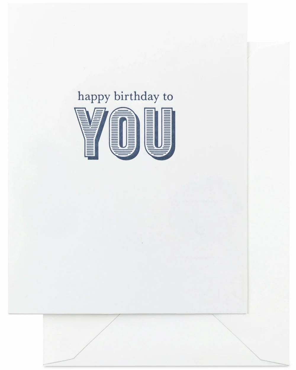 Happy Birthday to You Card-Navy