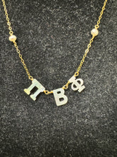 Greek Letter Necklace-HZ11446 : Pi Beta Phi