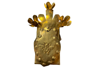 Imperial Heart/Flower Brass Orn-3208