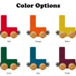 Bright Color Name Train