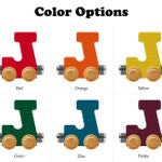 Bright Color Name Train