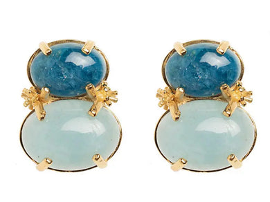 Aquamarine Deux Sprinkles Earrings