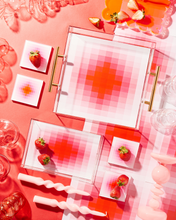 Color Space 63 Acrylic Tray With Gold Handles