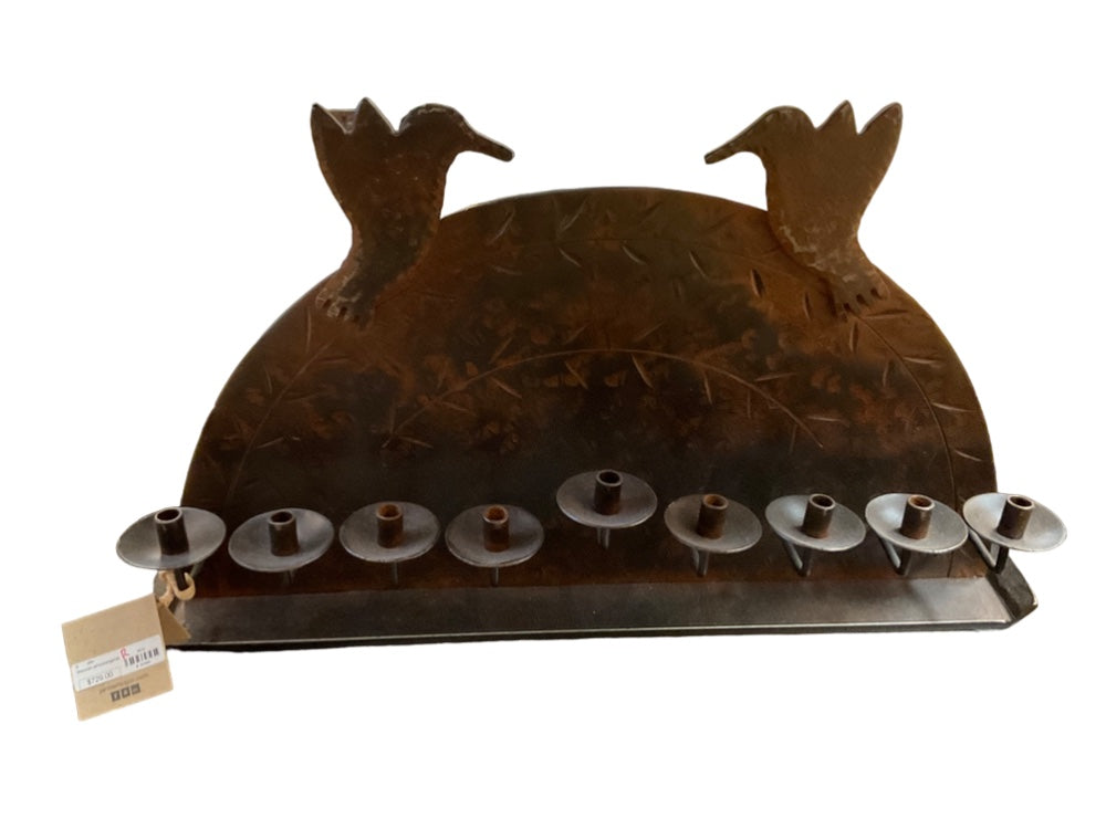 Menorah w/Hummingbrids-4010