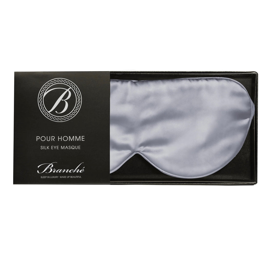 Pour Homme Silk Eye Masque - Silver