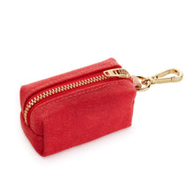 Ruby Valentine's Day Waxed Canvas Poop Bag Dispenser