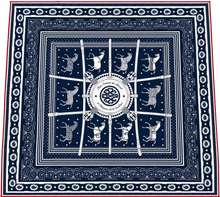 Wool/Silk Scarf 52x52