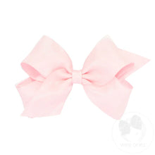 Organza and Grosgrain Overlay Hair Bow