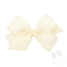 Organza and Grosgrain Overlay Hair Bow
