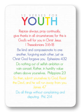 12 Verses For Youth