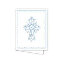Neoclassic Cross Blue Card