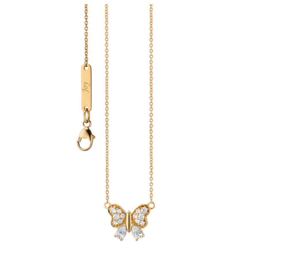 DIAMOND BUTTERFLY JOY Necklace-ch-41654