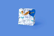 Gift Bags - Blue Bows -