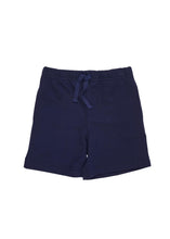 Stripe Knit Tshirt with navy pull-over shorts