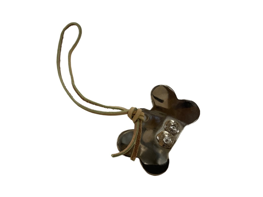 Nickle Dog Bone Ornament-7100NK