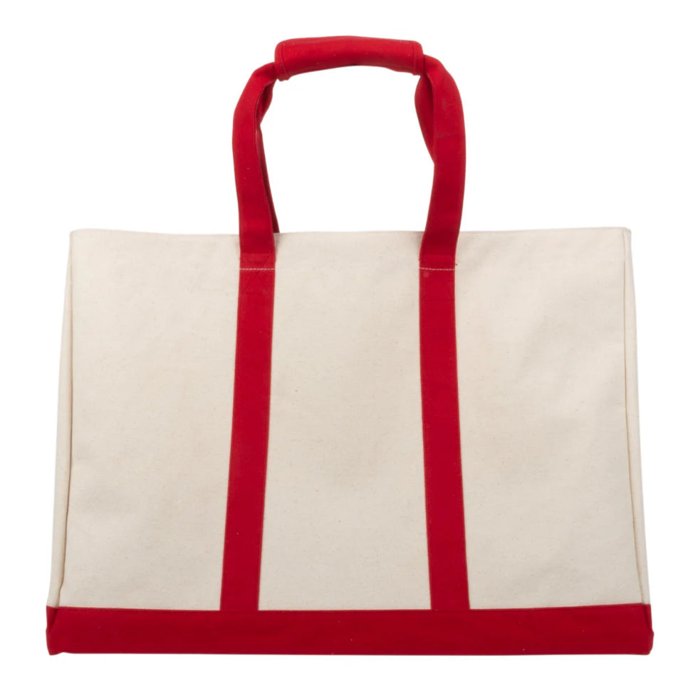 Canvas Big Tote-CBTR/3113 : Red