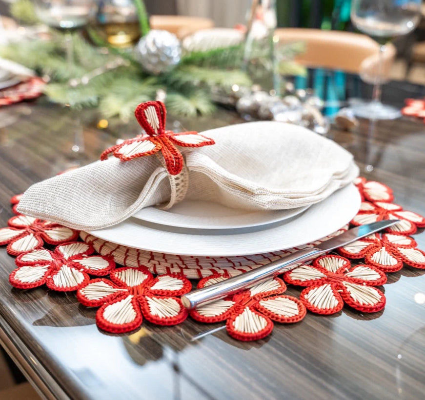 Lanai Placemat-as004015-rd : Red