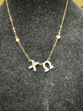 Greek Letter Necklace-HZ1148 : Chi Omega